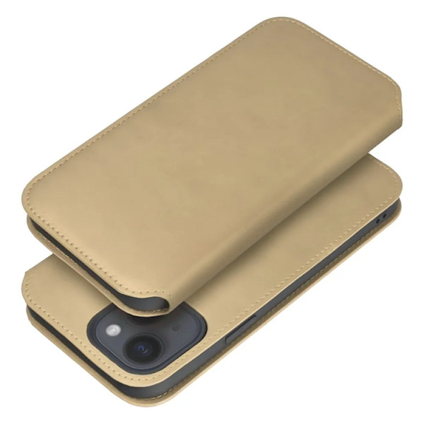 iPhone 17 Pro Max Plånboksfodral Dual Pocket - Guld Guld