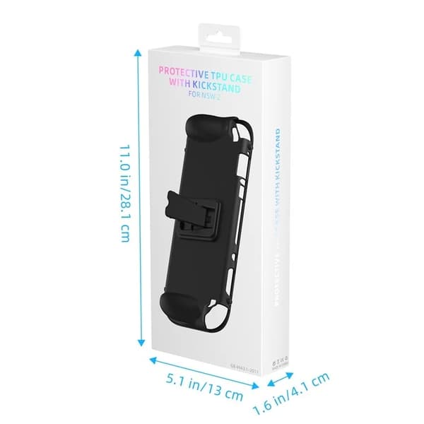 JYS Nintendo Switch 2 Mobilskal Spelkonsol TPU - Svart Svart