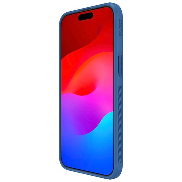 NILLKIN Super Frosted Shield Pro Mobilskal till iPhone 15 Pro Blå