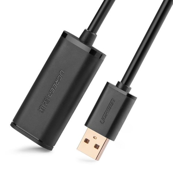 Ugreen Active Förlängning USB 2.0 Kabel 10 m - Svart