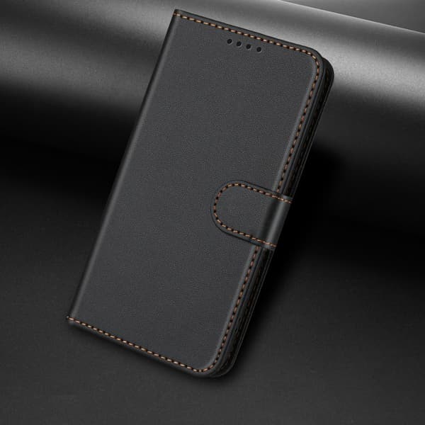 Plånboksfodral för Samsung Galaxy S26 Plus Konstläder Ställ - Svart