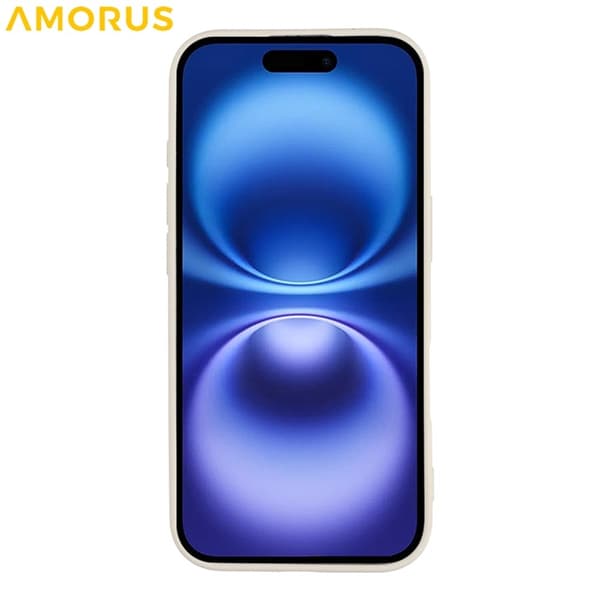 AMORUS Mobilskal till iPhone 17 Precise Cutouts TPU Fiber - Vit Vit