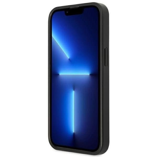 Guess iPhone 13 Pro Skal Kortholder 4G Triangle Logo - Sort Black