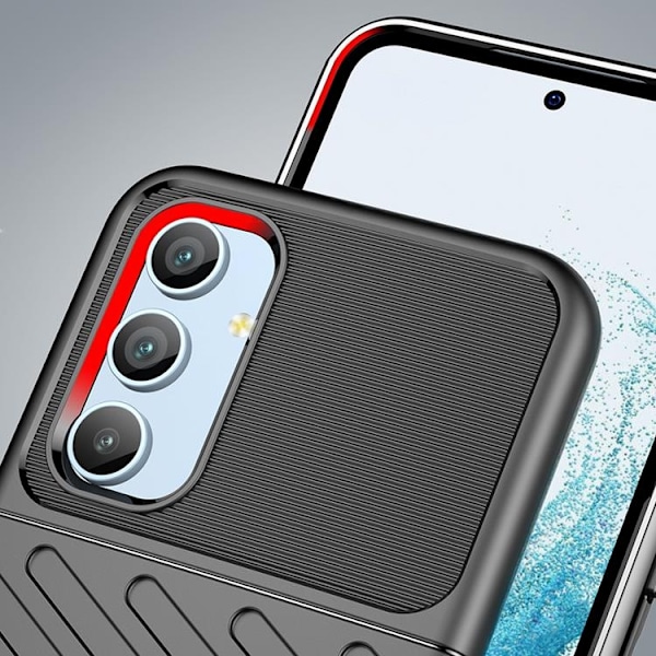 Galaxy A54 5G Skal Thunder Silicone Armor - Svart Svart