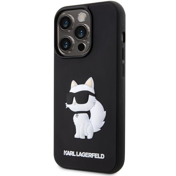 Karl Lagerfeld iPhone 14 Pro -matkapuhelimen kumi Choupette 3D