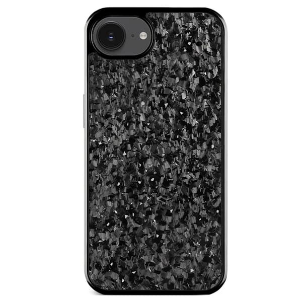Mobilskal till iPhone 16e MagSafe Aramid Fiber Forged Textur - Silver Silver