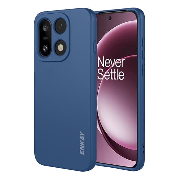 Enkay HAT PRINCE Mobilskal till OnePlus 15 Straight Silikon Blå