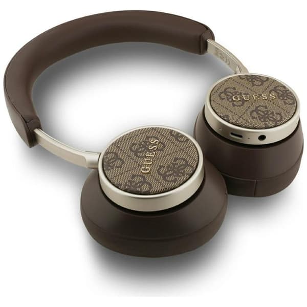 Guess Over-Ear Hörlurar Bluetooth 4G Classic Logo - Brun Brun