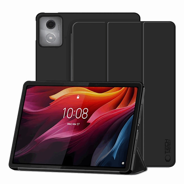 Tech-Protect Lenovo Tab K11 Plus Taske Smart - Sort Svart