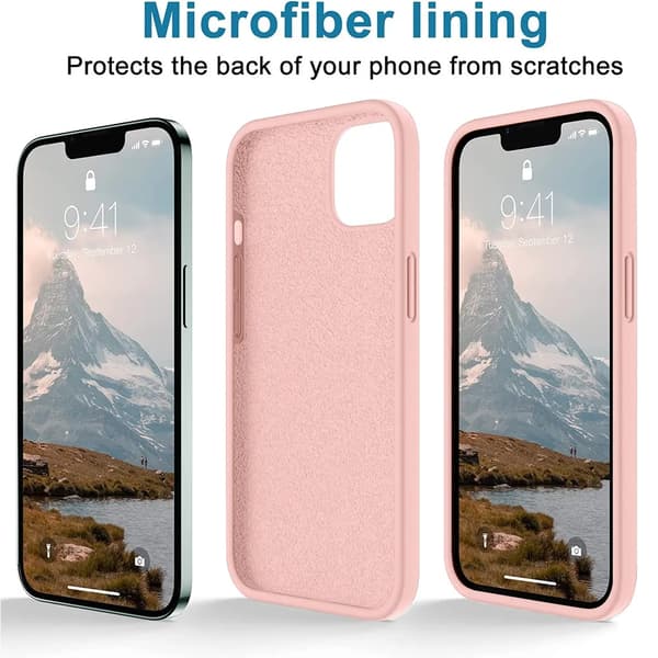 SiGN Mobilskal till iPhone 15 Plus Liquid Silikon - Rosa Rosa