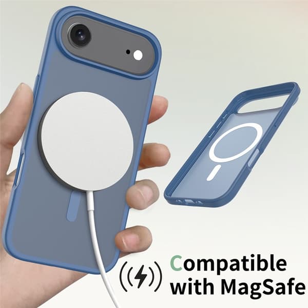 Mobilskal till iPhone Air MagSafe Acrylic Skin Touch - Blå Blå