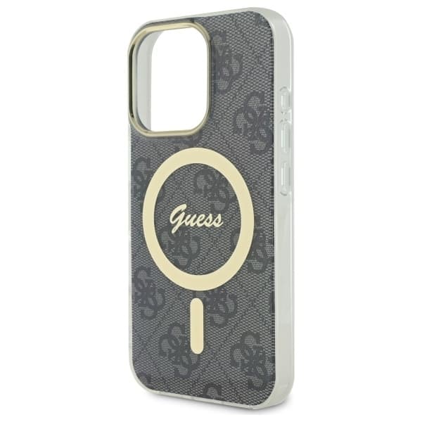 Guess Mobilskal till iPhone 16 Pro MagSafe IML 4G - Svart Black