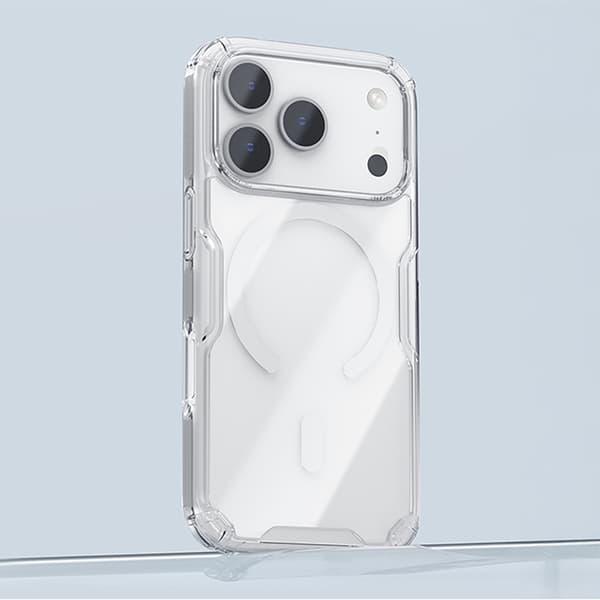 Nillkin Mobilskal till iPhone 17 Pro MagSafe Nature TPU Pro - Vit Vit