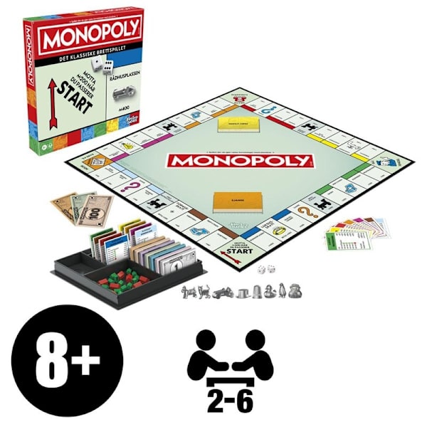 HASBRO Brädspel Monopoly Classic 90th Year Edition (NO)