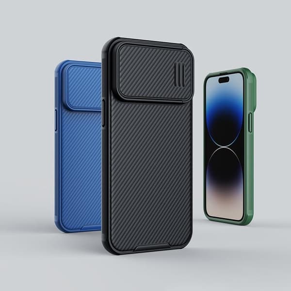 Nillkin Mobilskal till iPhone 14 Pro Max CamShield S - Blå Blå