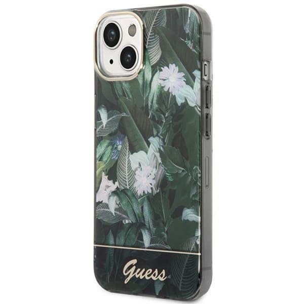 GUESS iPhone 14 Plus Skal Jungle Collection - Grön Grön
