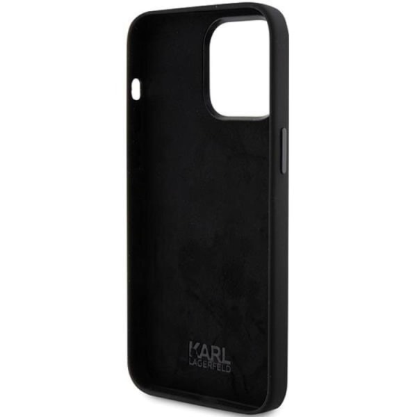 KARL LAGERFELD iPhone 15 Pro Mobilskal Silikon Metal Pin