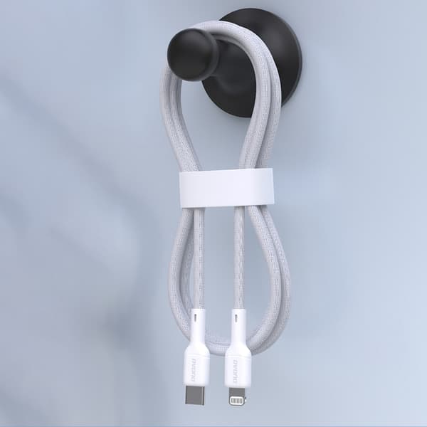 Dudao USB-C - Lightning 30W Kabel 1m L9X - Vit Vit