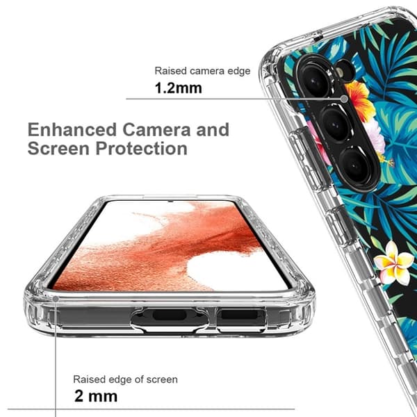 Galaxy S23 Skal Pattern Printing - Plantain Leaf Flerfärgad