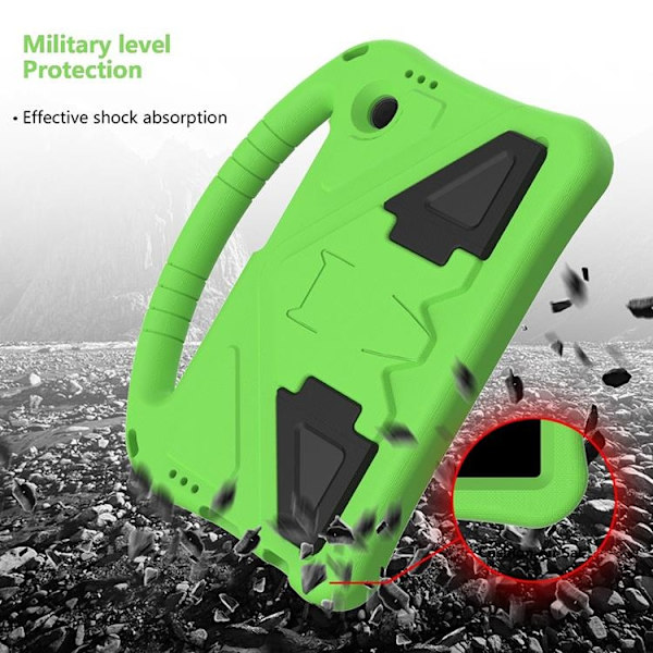 Mobilskal till Galaxy Tab A9 Kickstand Shockproof - Grön Grön
