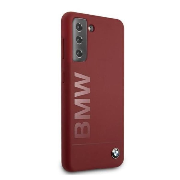 BMW Silicone Skal Signature Logo Galaxy S21 Plus 5G - Röd Röd