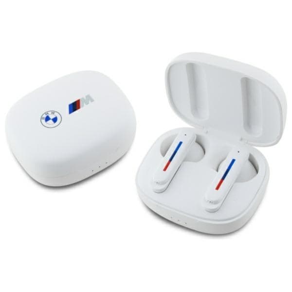 BMW In-Ear Hovedtelefoner TWS Trykte Logoer - Hvid Vit