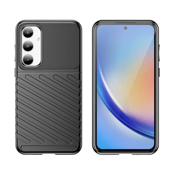 Mobilskal till Galaxy A35 Thunder Armored - Svart Svart