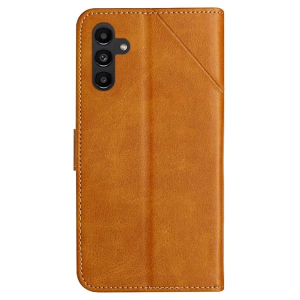 Mobilskal till Samsung Galaxy A55 5G KonstLäder Solid Färg - Gul