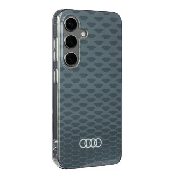 Audi Mobilskal till Galaxy S24 Magsafe Stitching Pattern - Grå Grå
