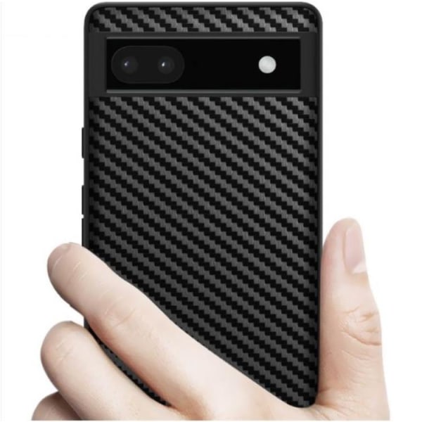IMAK Google Pixel 6a Shell LX-5 Carbon Fiber - musta