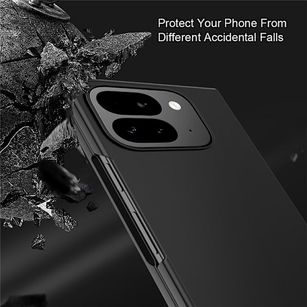 Mobilskal till Google Pixel 10 Pro Fold Skin-Feel Rubberized Roséguld