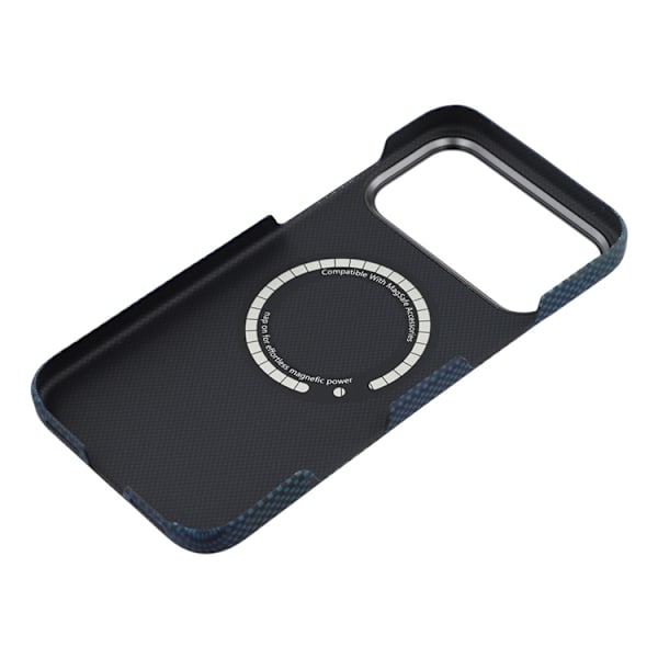 Mobilskal till iPhone 17 Pro Max MagSafe Aramid Fiber Precise Blå