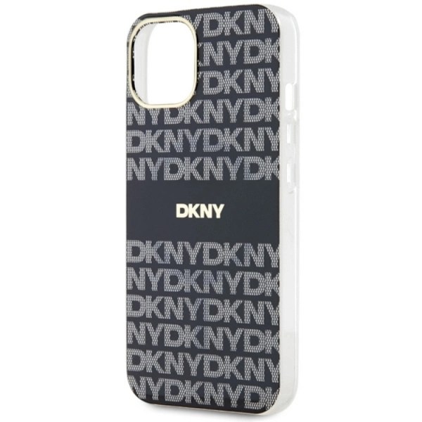 DKNY iPhone 15/14 Plus Mobilskal Magsafe IML Mono & Stripe - Svart Svart