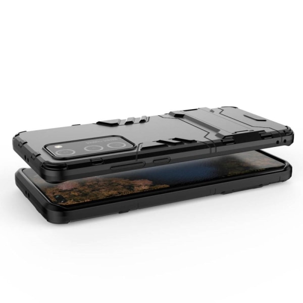 Kick-Stand mobilcover til Huawei P40 Pro - Sort Black