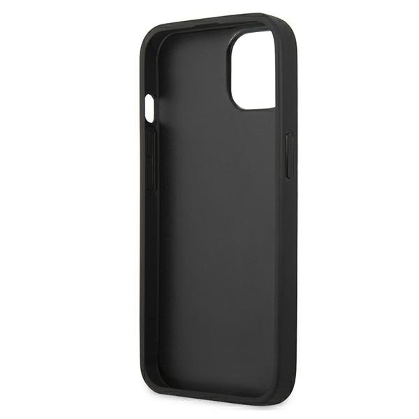 Karl Lagerfeld Läder Ikonik Karl`s Head Metal Skal iPhone 13 Mini - Blå Blå