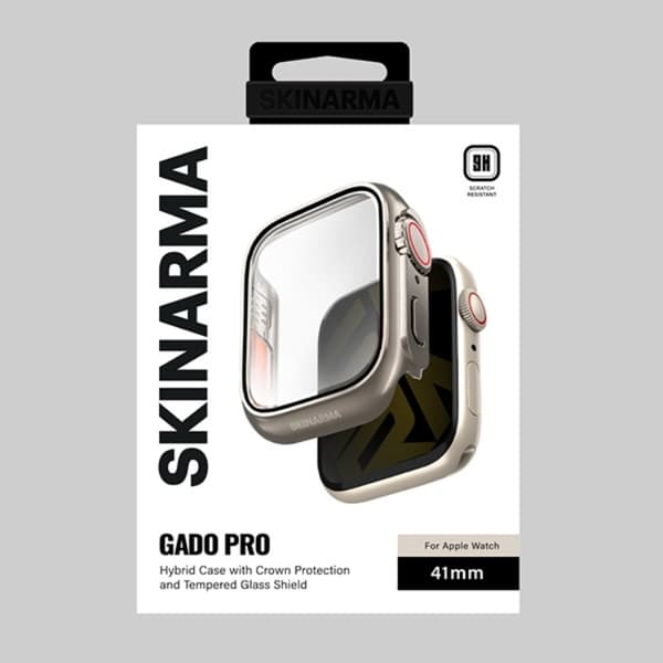 Skinarma Apple Watch (41mm) Skal Gado Pro - Titanium Silver