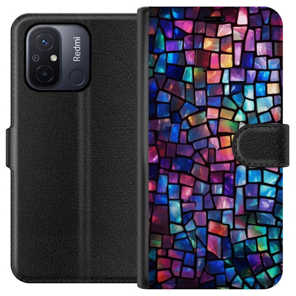 Plånboksfodral till Xiaomi Redmi 12C med Disco