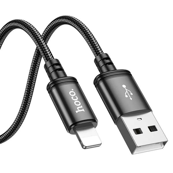 HOCO USB-A til Lightning-kabel 2.4A X91 3 m sort