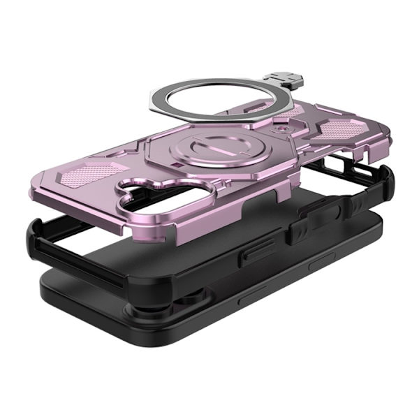 Mobilskal till iPhone 17 Rotating Kickstand - Rosa Rosa