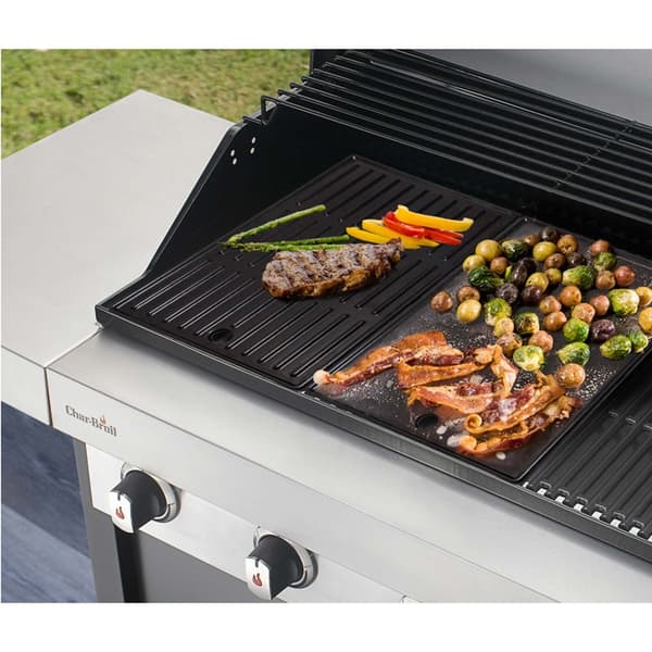 Char-Broil Stekplatta gjutjärn 43 x 26cm Black