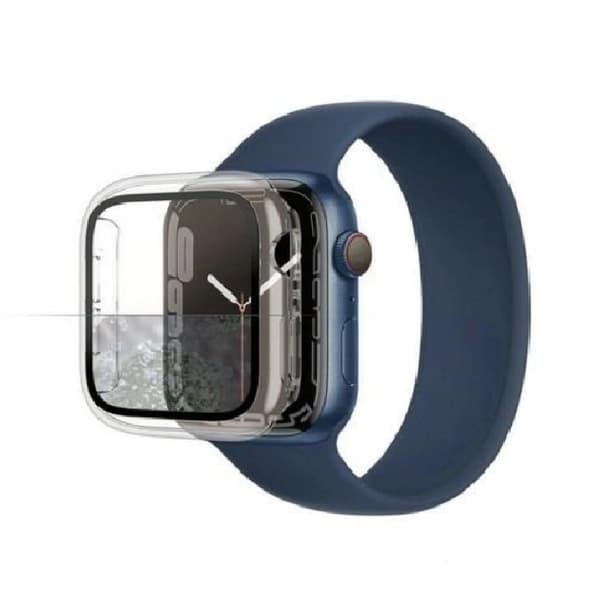 PanzerGlass Apple Watch 7/8 45mm Taske - Gennemsigtig Black