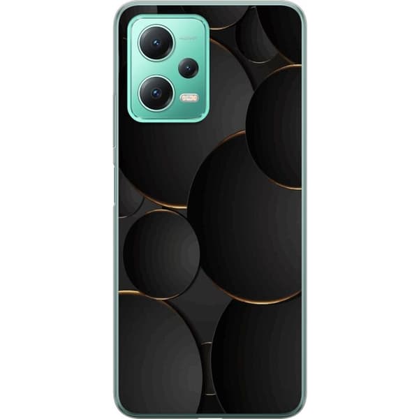 Telefontaske til Xiaomi Redmi Note 12 med luksus cirkler