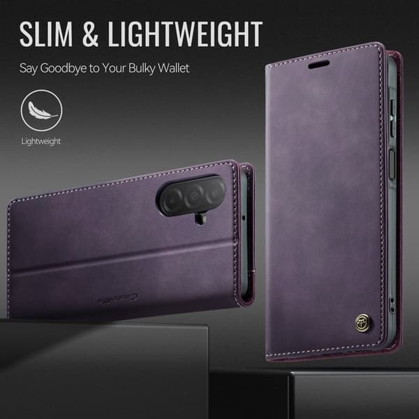 CASEME 033 Mobilskal till Samsung Galaxy A17 5G/4G Lila RFID Blocking