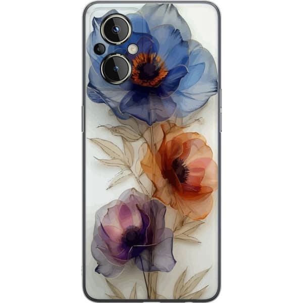 Mobilskal till OnePlus Nord N20 5G med Silkesblommor