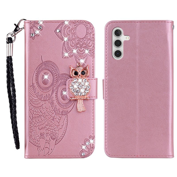 Plånboksfodral för Samsung Galaxy S26 Konstläder - Roséguld