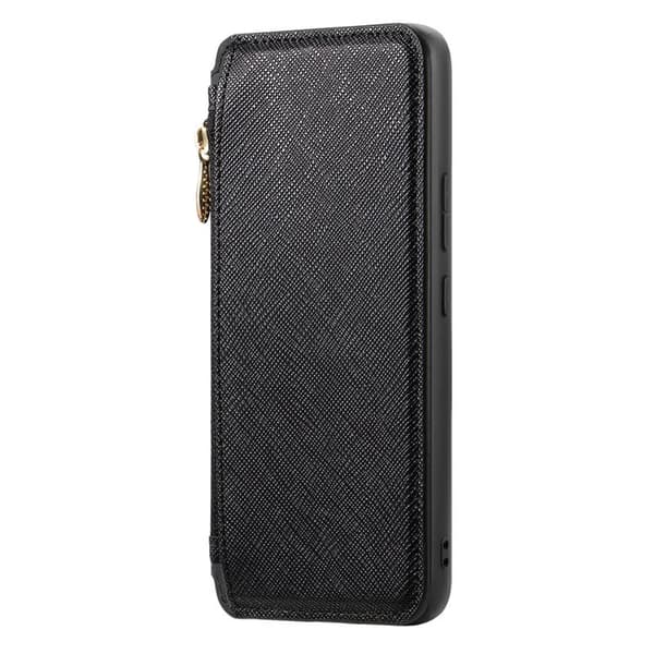 CASENEO Samsung Galaxy S25 Plånboksfodral Konstläder - Svart