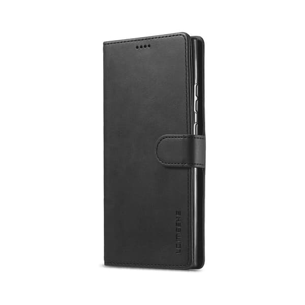 LC.IMEEKE Plånboksfodral för Samsung Galaxy Note20 - Konstläder - Svart