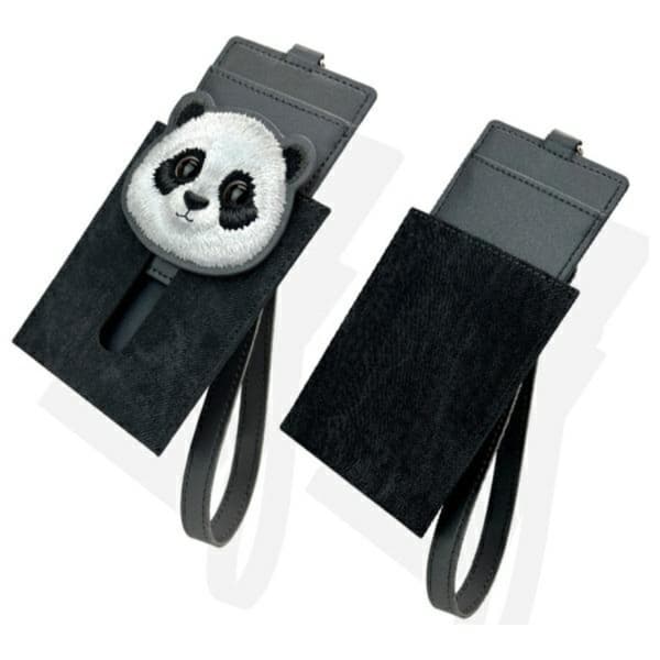 Nimmy Kortholder Big Eyed Pet 2.0 Panda - Sort Black