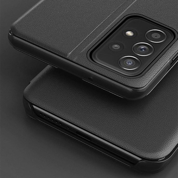Galaxy A73 Fodral Eco Leather View - Blå Blå