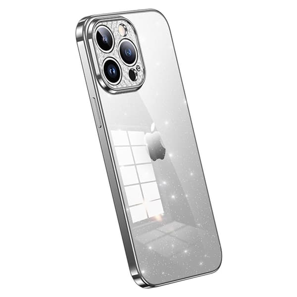 SULADA XingZuan Mobilskal till iPhone 13 Pro Soft TPU Glitter Vit